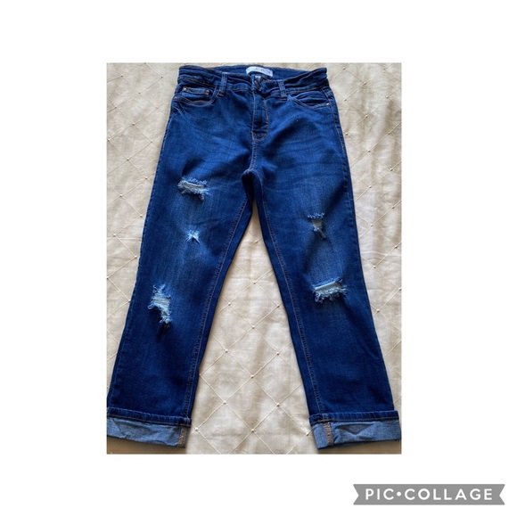 H & H Harmony & HAVOC Cropped jeans EUC - Picture 2 of 4